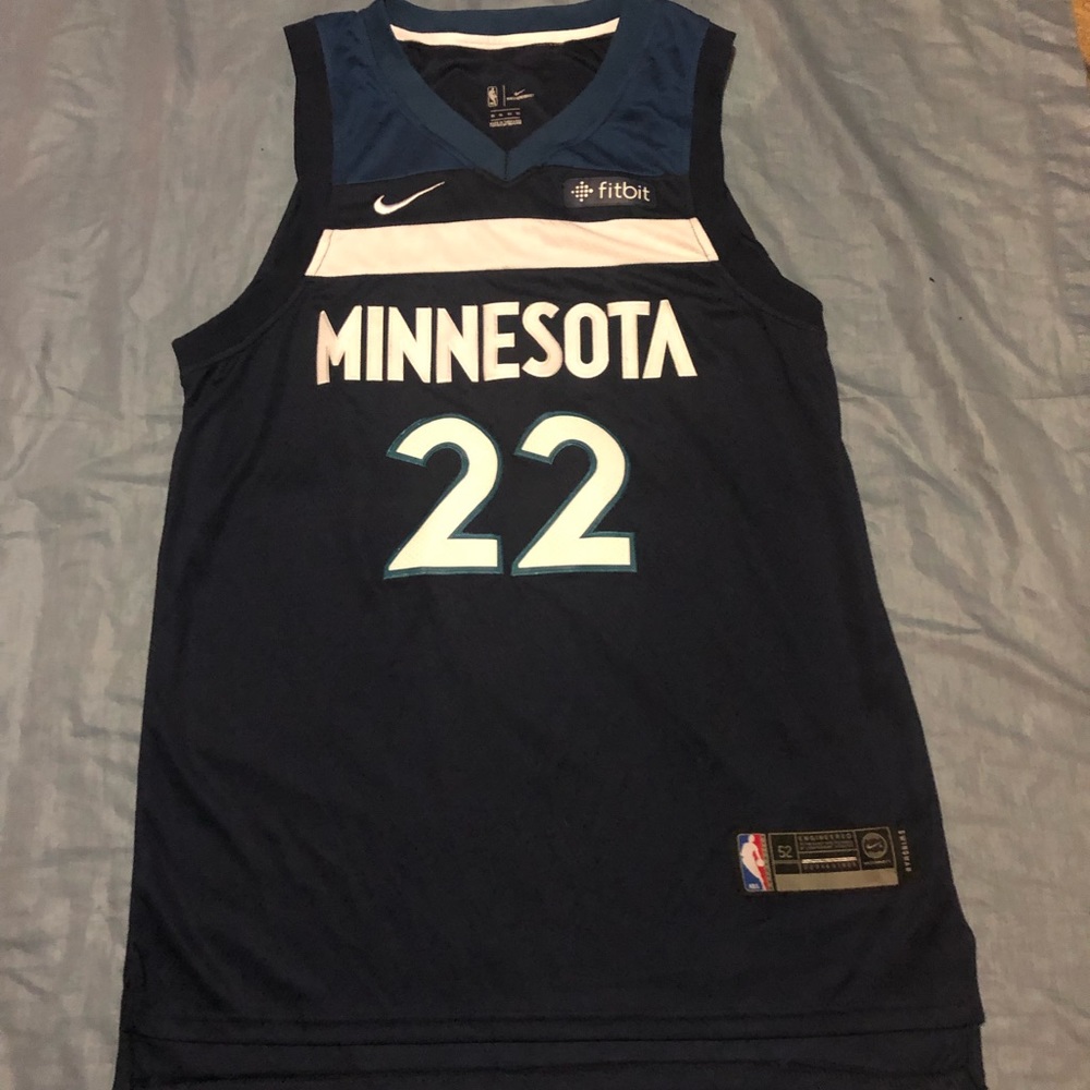 NBA Minnesota Timberwolves Andrew Wiggins incredible stitched size 52 jersey